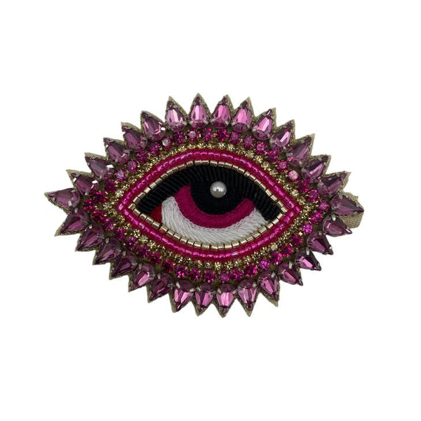 Jewellery Travel Pot Pink - Rose Eye