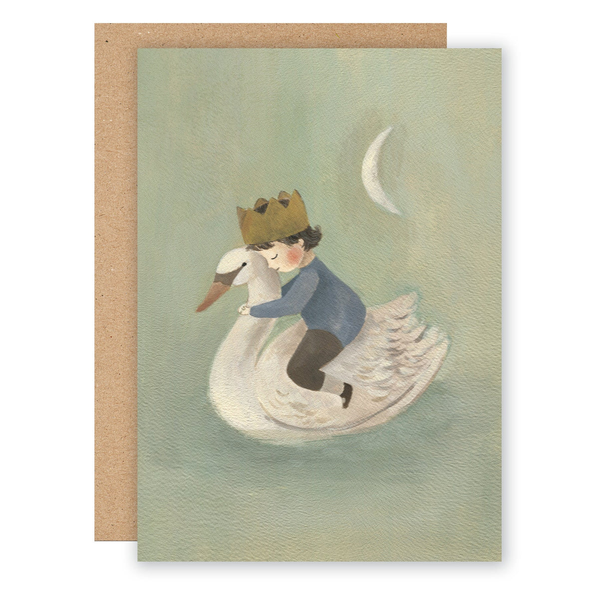 The Boy and the Swan Card