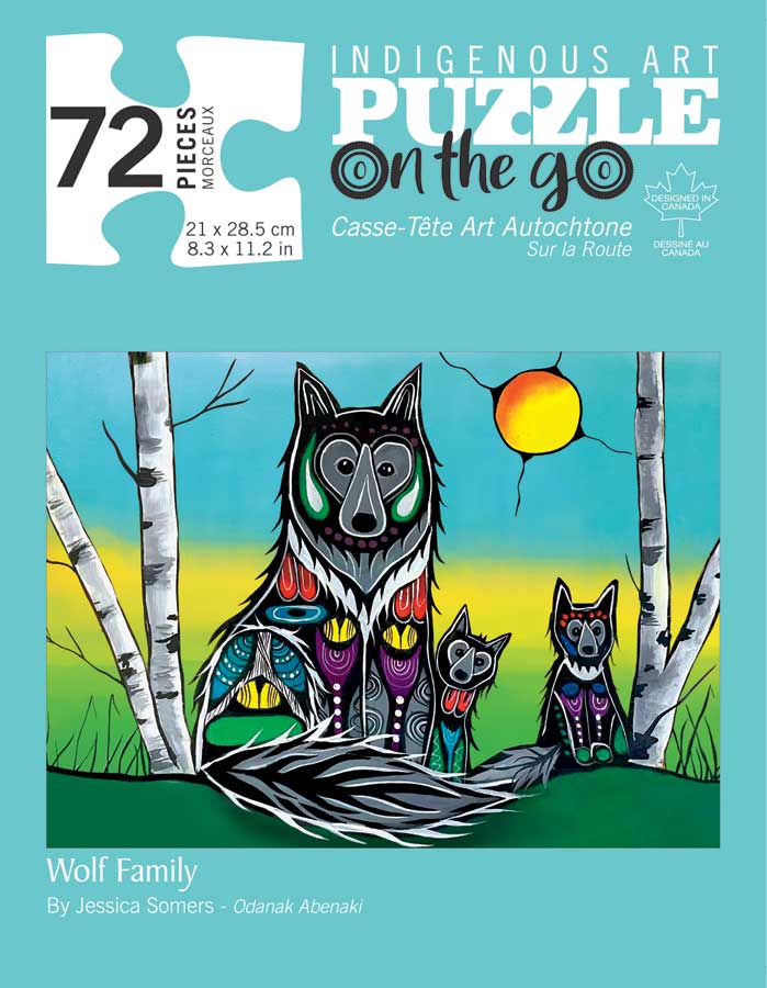 Wolf Mini Puzzle 72 Piece Puzzle