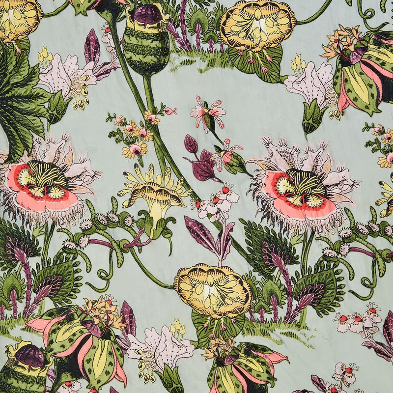 One Hundred Stars Eccentric Bloom Scarf in Sage Green