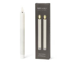 LED Taper Candles - Set of 2