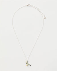 Fable England - Enamel Pigeon Short Necklace