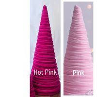 Your Heart's Content - Cones Velvet Extra Large, Christmas 2025 Tree Decor, Mantel