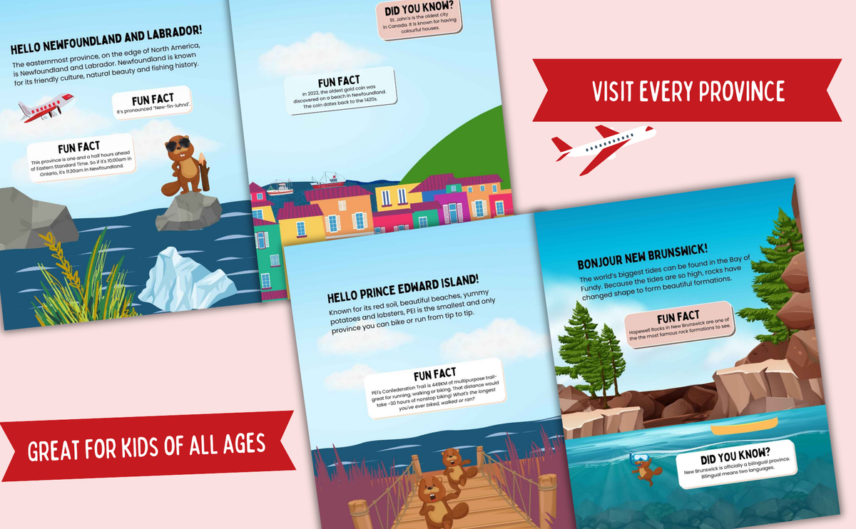 Doodle Paw Press - Canada Trivia Book for Kids