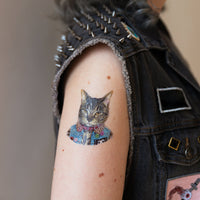 Tattly - Punk Cat Tattoo Pair