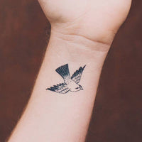 Tattly - Cartolina Bird Tattoo Pair