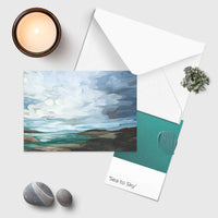 Susannah Bleasby Art - Coastal Landscape | Fine Art Greeting Card | Blank Art Card