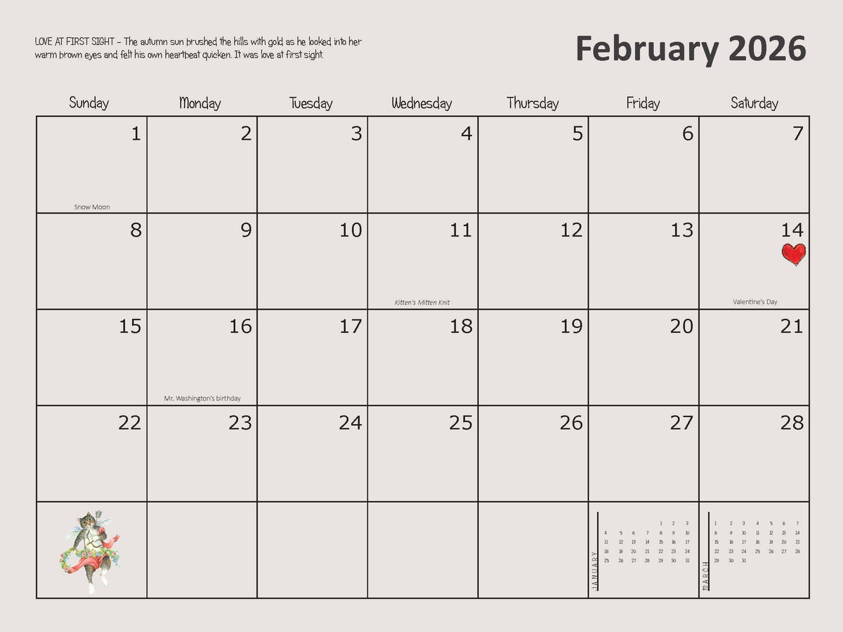 Woodfield Press - 12-Month Wall Calendar (2026)