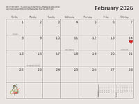 Woodfield Press - 12-Month Wall Calendar (2026)