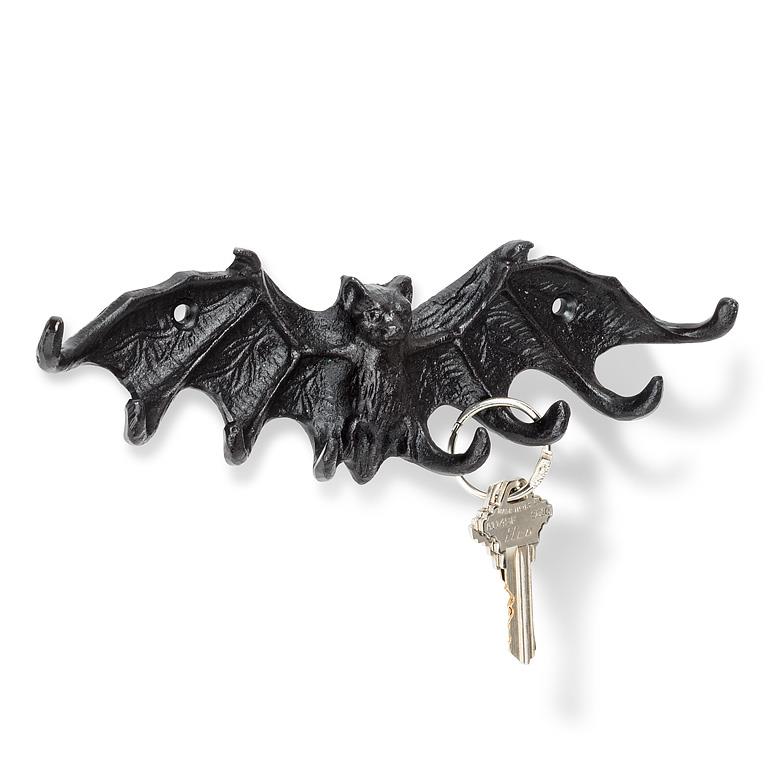 Cast Iron Bat Wall Hook