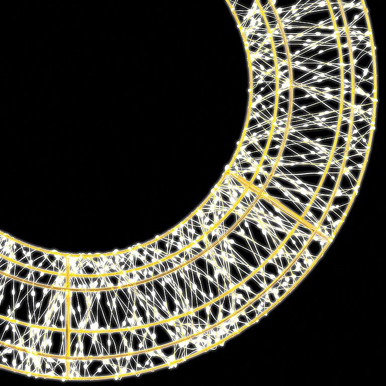 Micro LED Holiday Wreath