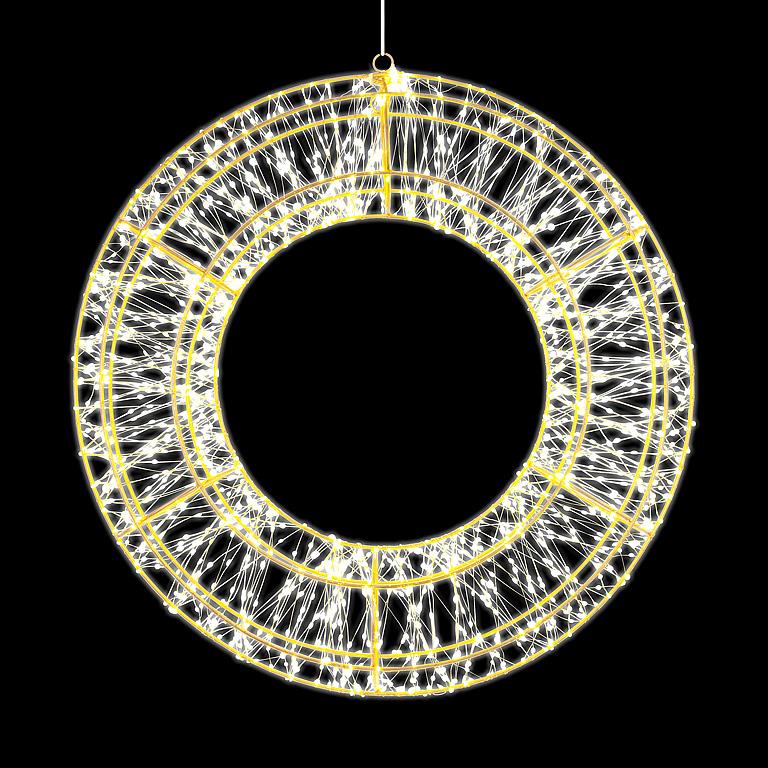 Micro LED Holiday Wreath