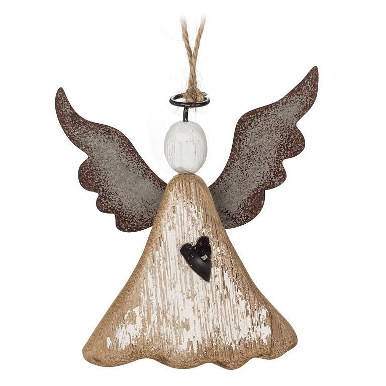 Rustic Angel Ornaments