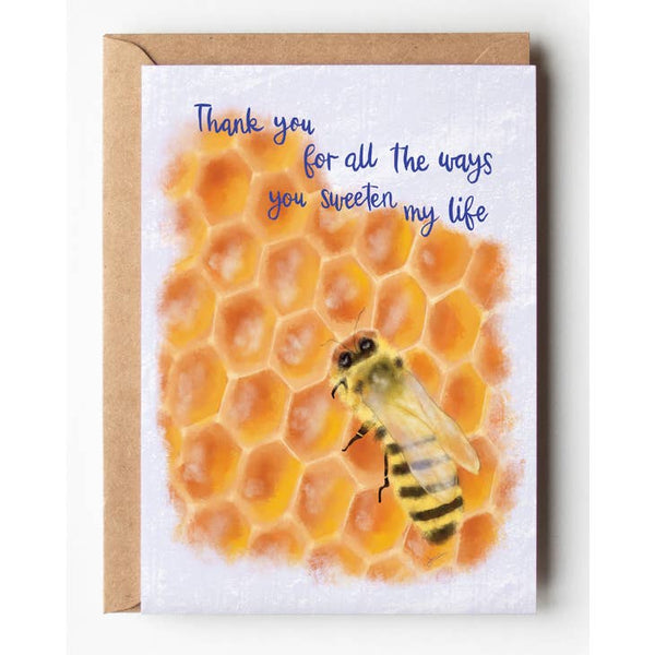 Honey Bee Thank You Card