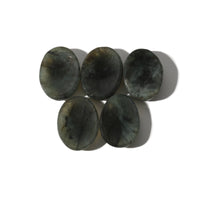 Labradorite & Tourmalinated Quartz Worry Stones
