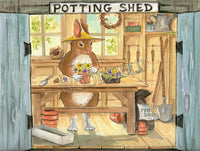Woodfield Press - Lou-Lou's Potting Shed Notecard
