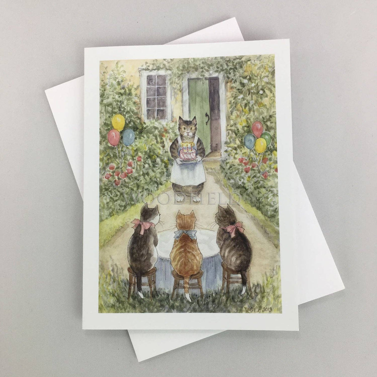 Kittens' Birthday Notecard