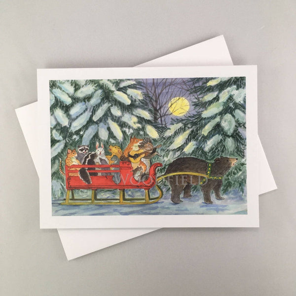 Sleigh Notecard