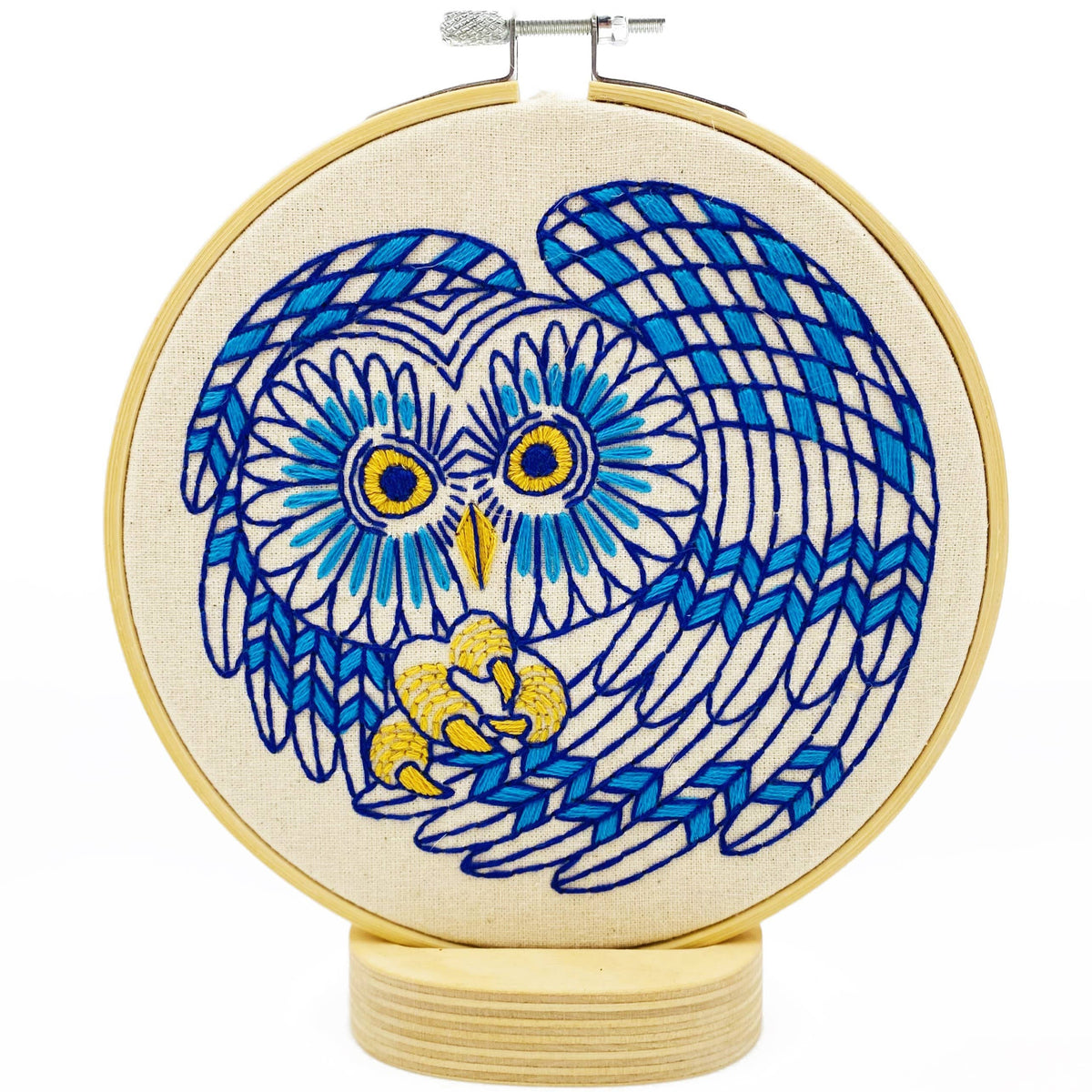 Hook, Line & Tinker  - Boreal Owl Embroidery Kit
