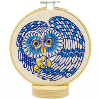 Hook, Line & Tinker  - Boreal Owl Embroidery Kit