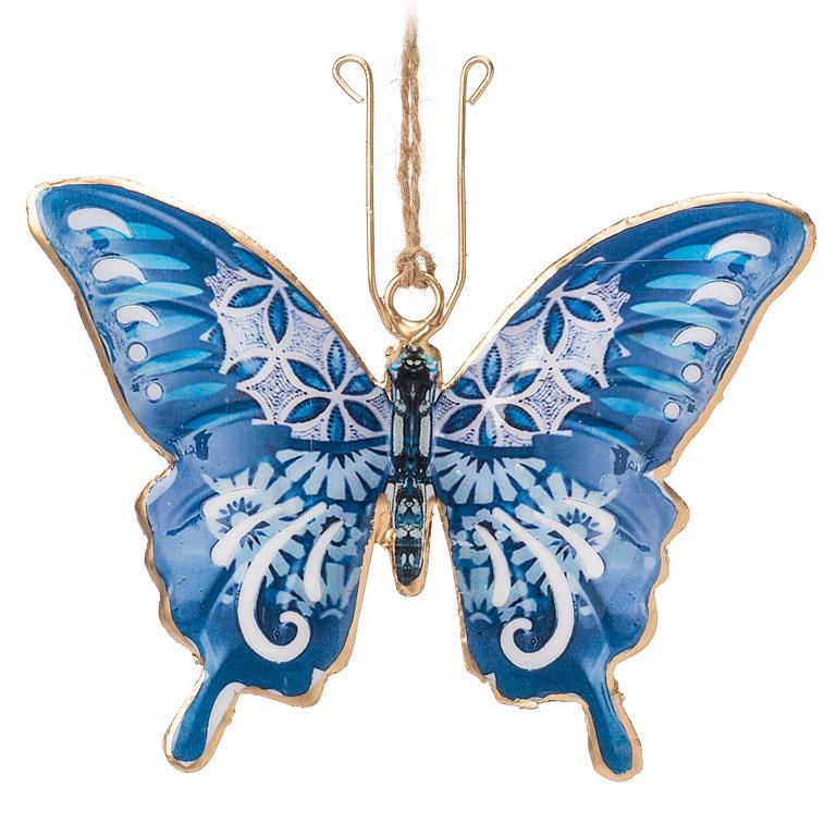 Assorted Blue and White Butterfly Ornaments