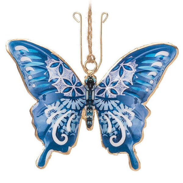 Assorted Blue and White Butterfly Ornaments