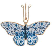 Assorted Blue and White Butterfly Ornaments