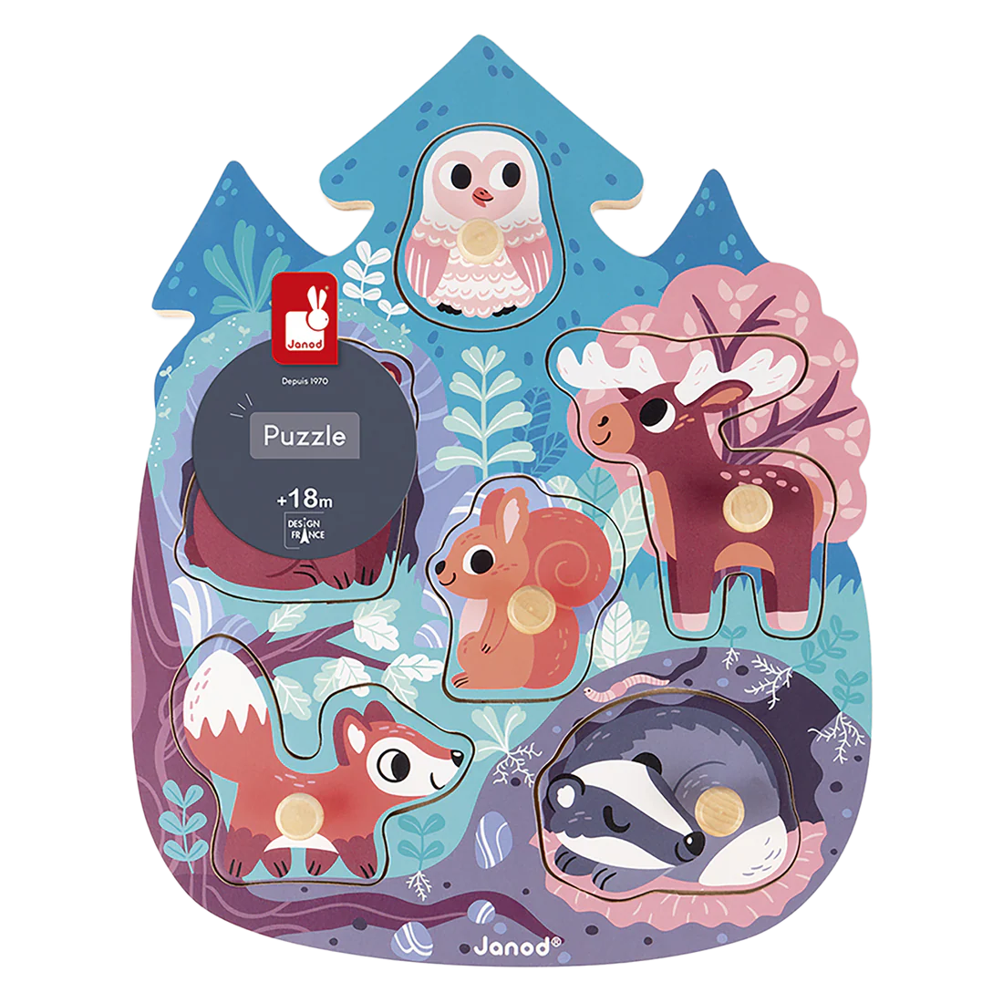 Happy Forest Puzzle for Babies & Toddlers