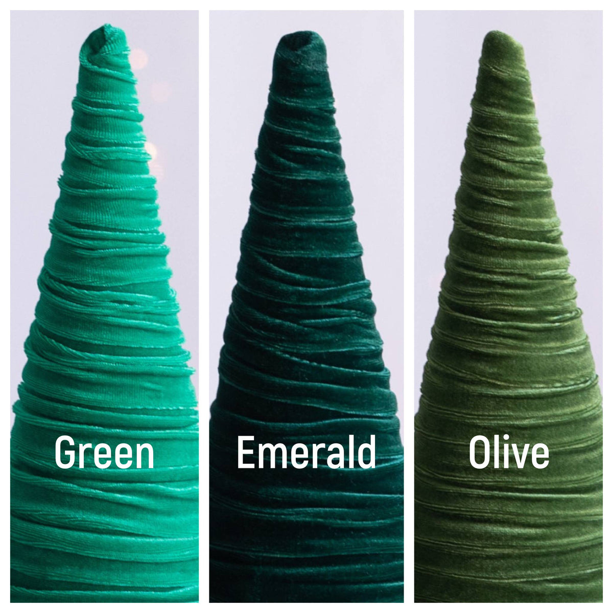 Your Heart's Content - Cones Velvet Small, Elegant Bookshelf, Christmas 2025 Tree