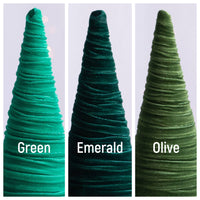 Your Heart's Content - Cones Velvet Small, Elegant Bookshelf, Christmas 2025 Tree