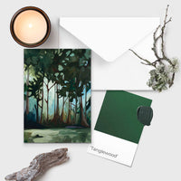 Susannah Bleasby Art - Abstract Forest Painting | Art Greetings Card | Art Card