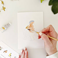 emily lex studio - Backyard birds paintable notecards