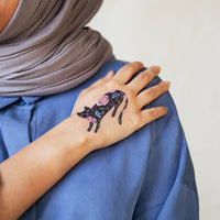 Tattly - Flower Cat Tattoo Pair