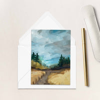 Susannah Bleasby Art - Summer Landscape | Fine Art Greeting Card | Art Card