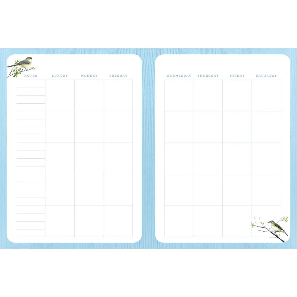 Birds of North America: Weekly Planner
