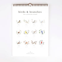 emily lex studio - 2024 birds & branches wall calendar