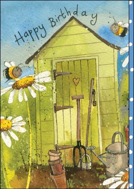 Garden Shed Birthday Card