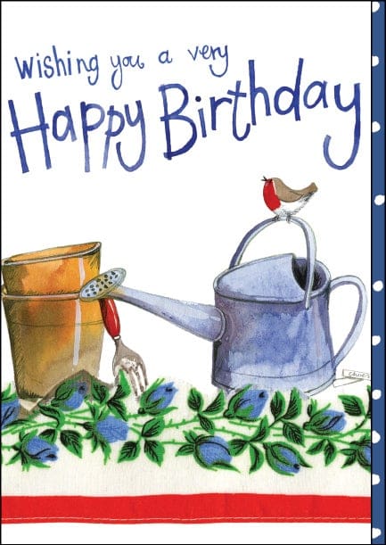 Watering Can Birthday Card