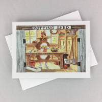 Woodfield Press - Lou-Lou's Potting Shed Notecard