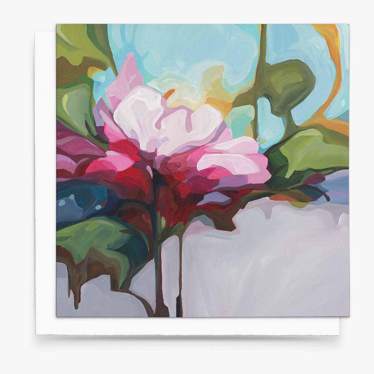 Susannah Bleasby Art - Floral Greeting Card | Fine Art Greeting Card | Rose