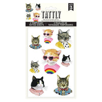 Tattly - Cat People Tattoo Sheet