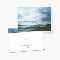 Susannah Bleasby Art - Coastal Landscape | Fine Art Greeting Card | Blank Art Card