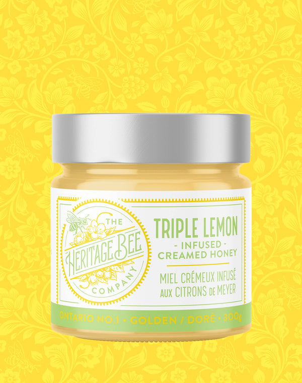 Heritage Bee Co. - Triple Lemon Creamed Honey - 300 g