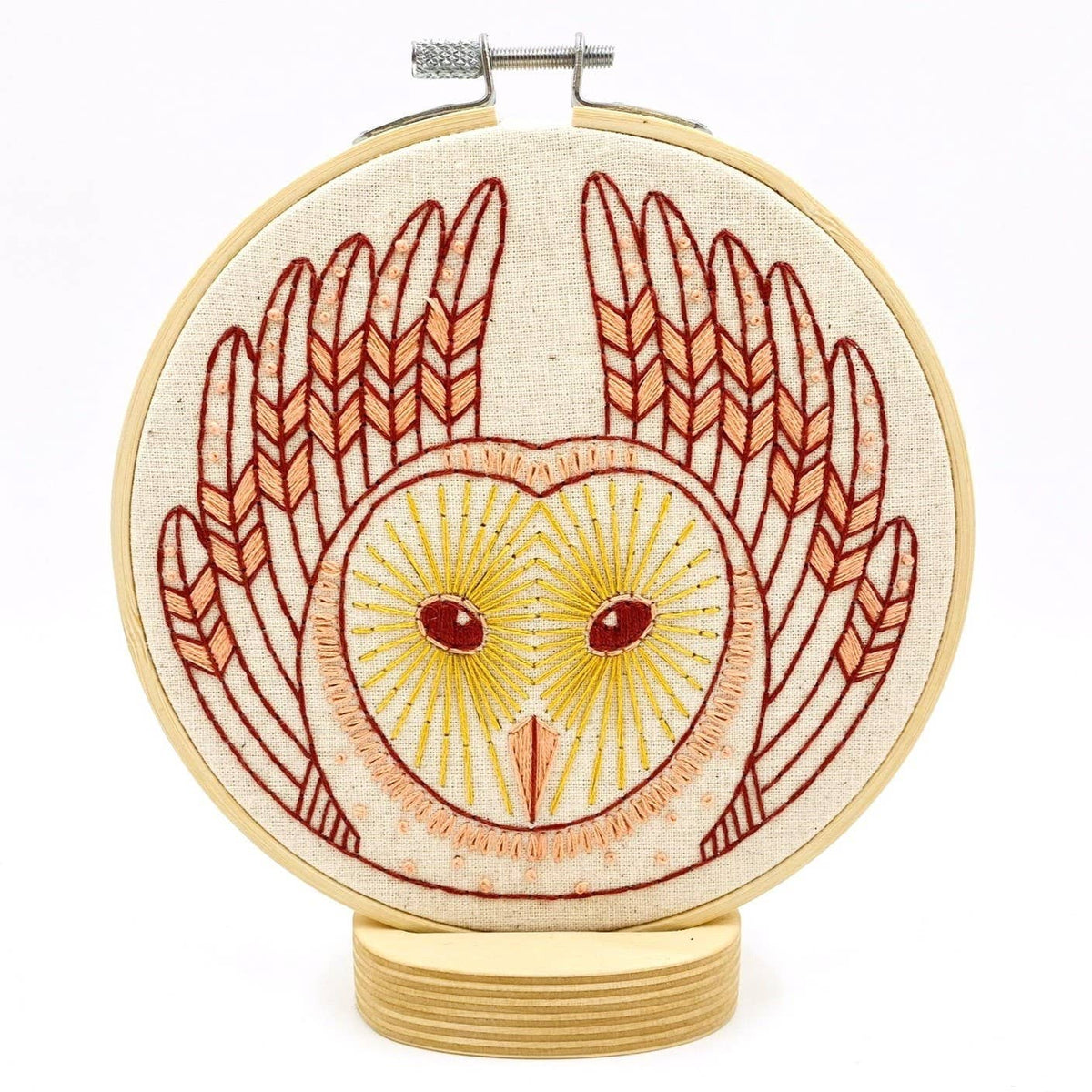 Hook, Line & Tinker - Barn Owl Embroidery Kit