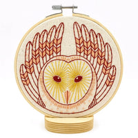 Hook, Line & Tinker - Barn Owl Embroidery Kit