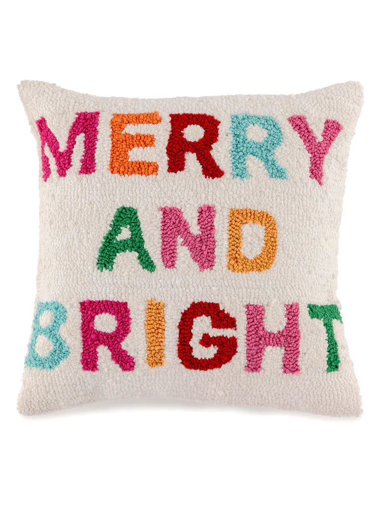 Shiraleah "Merry & Bright" Pillow