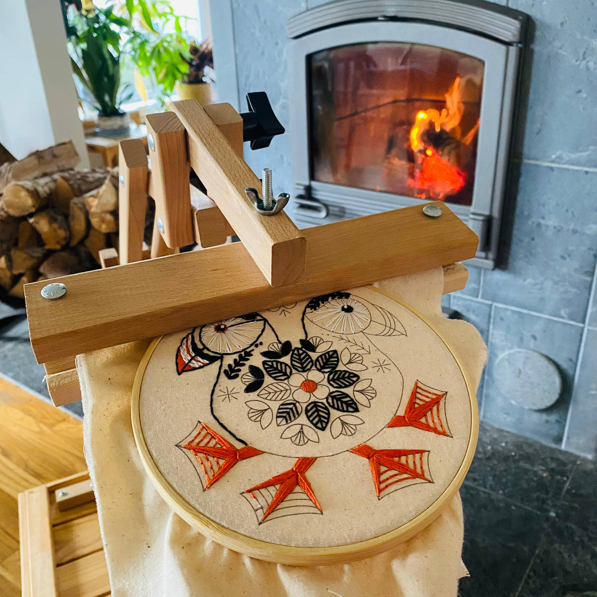 Hook, Line & Tinker - Puffin Embroidery Kit