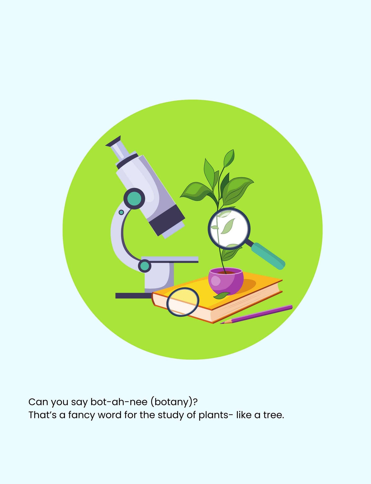 Doodle Paw Press - Hello Plants- Educational Colouring Book.