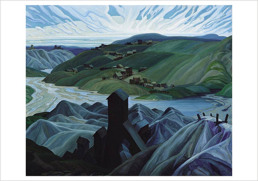 Franklin Carmichael: A Northern Silver Mine Notecard