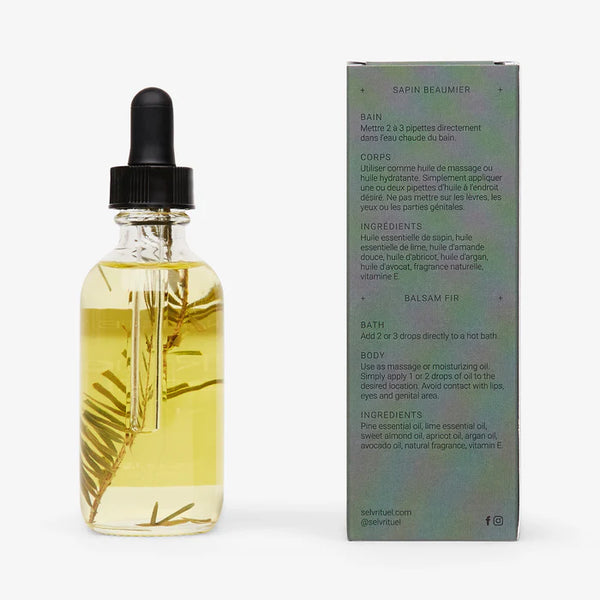 Botanical Bath and Body Oil Rituel Boréal